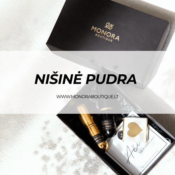 Nišinė pudra | Gidas + mėginukų rinkinys (5 x 3 ml)