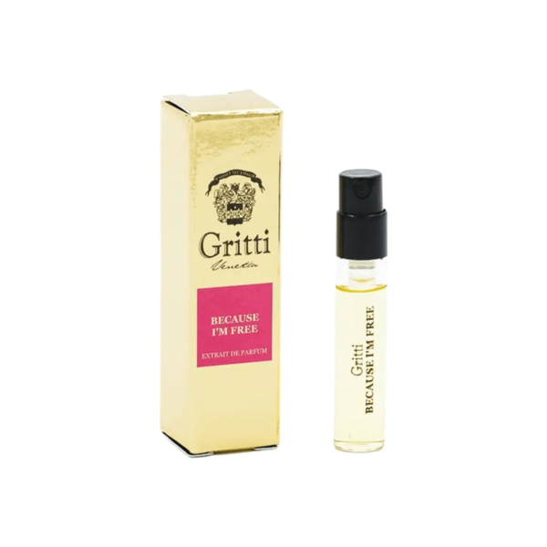Gritti Because I’m Free kvepalai, 2 ml, Extrait